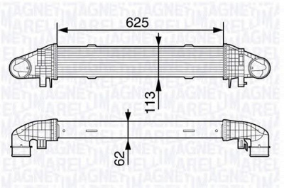 MAGNETI MARELLI 351319203370 -  Интеркулер